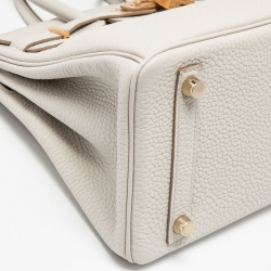 مملوكة مسبقًا حقيبة هيرمس بيركين 25 جلد توغو بيلتون معدن ذهبي 