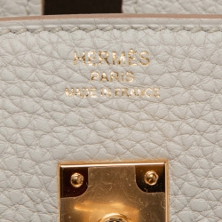 مملوكة مسبقًا حقيبة هيرمس بيركين 25 جلد توغو بيلتون معدن ذهبي 