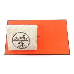 Hermes Yellow Swift Leather Palladium Hardware Pochette Kelly Clutch Bag 