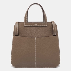 مملوكة مسبقًا حقيبة هيرمس هالزان 31 جلد بلو إليكتريك أزرق كليمنس