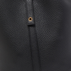 Hermes Noir Togo Leather Picotin Lock 22 Bag