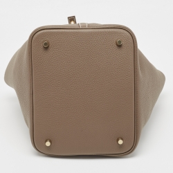 Pre Owned حقيبة هيرمس بيكوتين لوك 22 جلد إيتان تورليون إيتوب