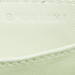 Pre Owned Hermes Vert Fizz Chevre Mysore Leather Gold Finish Geta Bag