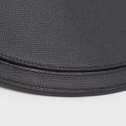 Pre Owned Hermès Noir Epsom Leather Petite Course Bag