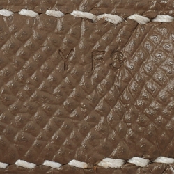 مملوكة مسبقًا Hermès Etoupe Togo Leather Kelly Depeches 25 Pouch