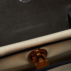 مملوكة مسبقًا Hermès Beige/Black Canvas and Vache Hunter Leather Herbag Zip 31 Bag