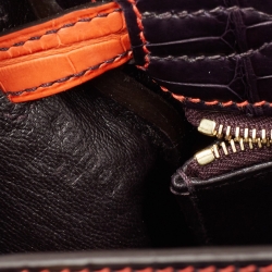 مملوكة مسبقًا حقيبة هيرمس كيلي ريتورن 25 مطلي ذهب جلد توغو بنفسجي/أزرق