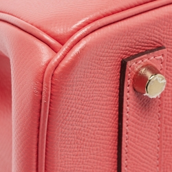 Hermès Rose Jaipur Epsom Leather Gold Finish Birkin 35 Bag