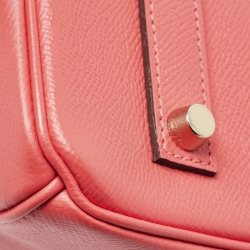 Hermès Rose Jaipur Epsom Leather Gold Finish Birkin 35 Bag