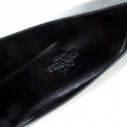 Pre Owned حذاء باليرينا فلات هيرمس ليبرتي جلد بني مقاس 39