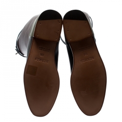 Pre Owned Hermes Multicolor Leather Palladium Plated Kelly Turnlock Jumping Boots Size 39.5