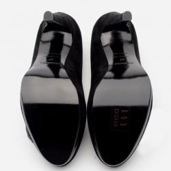 مملوكة مسبقًا Hermes Black Suede 'Florida' Pumps Size 37