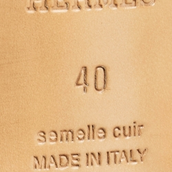 مملوكة مسبقًا Hermès Black Leather Paris Loafers Size 40