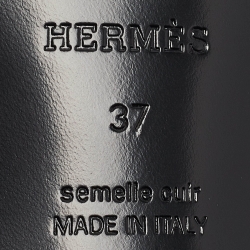 Pre Owned صندل سلايد هيرمس جي دبليو ليديز دينم أزرق كحلي مقاس 37