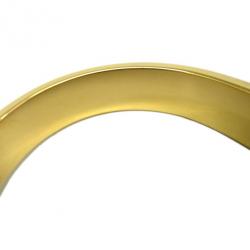 Pre Owned Hermes Clic Clac H Black Enameled Gold-Plated Bracelet PM