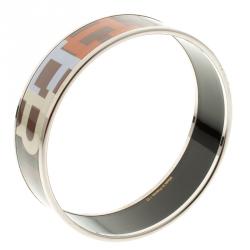 Pre Owned Hermes Printed Enamel Bangle