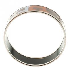 Pre Owned Hermes Printed Enamel Bangle
