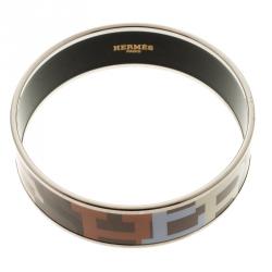 Pre Owned Hermes Printed Enamel Bangle
