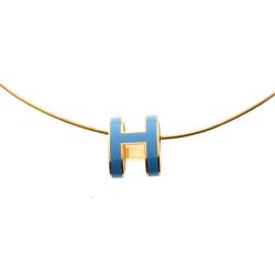 Hermes 愛馬仕Curiosite long necklace palladium plated H071631FP00