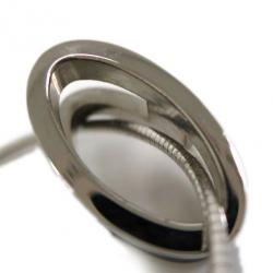 Pre Owned Hermes Black Laquered Pop H Pendant Necklace