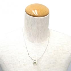 مملوكة مسبقًا Hermes Pop H White Laquered Pendant Necklace