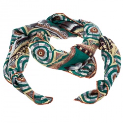 Hermes Multicolor The Savana Dance Print  Cashmere and Silk Shawl