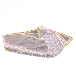 Pre Owned Hermes Multicolor Printed Carre en Cravates Pochette Scarf