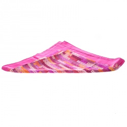 Hermes Pink The Rhythm of China Printed Silk Square Scarf