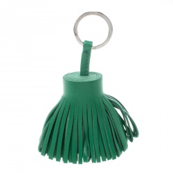 Pre Owned Hermes Green Leather Carmen Key Holder