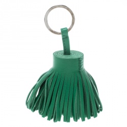 Pre Owned Hermes Green Leather Carmen Key Holder