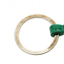 Pre Owned Hermes Green Leather Carmen Key Holder