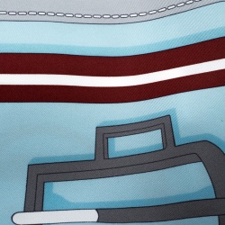 Pre Owned Hermes Multicolor Printed Silk Bovclerie Moderne Square Scarf