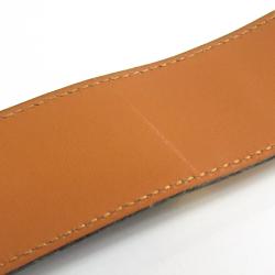 Pre Owned Hermes Black Leather Collier de Chien Medor Belt 65