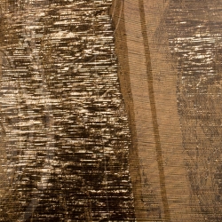 Pre Owned Hermes Gold Lurex Detail Carriage Pattern Glitter Square Scarf