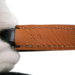 Pre Owned Hermes Rivale Double Tour Leather Bracelet