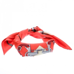 Pre Owned Hermes Multicolor L'Instructions Du Roy Printed Silk Square Scarf 