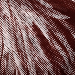 Pre Owned Hermes Brown and White Floral Print Silk Chiffon Square Scarf