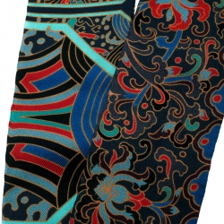 Pre Owned Hermes Multicolor Horse Printed Silk Twilly Scarf