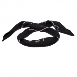 Pre Owned Hermes Black Printed Silk Boogie Woogie Square Scarf