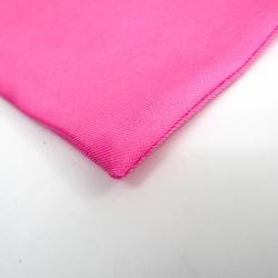 Pre Owned Hermes Pink Flying Bird Printed Ascot Silk Tie Scarf 