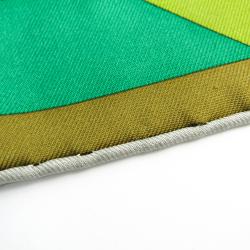 Pre Owned Hermes Green Printed Brides et Gris-Gris Silk Square Scarf 