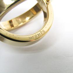 Pre Owned Hermes Bijouterie Fantaisie Gold Plated Cosmos Scarf Ring