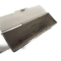 Pre Owned Hermes Bolide Sterling Silver Silver Pill Case