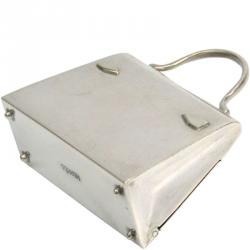 Pre Owned Hermes Kelly Sterling Silver Silver Pill Case