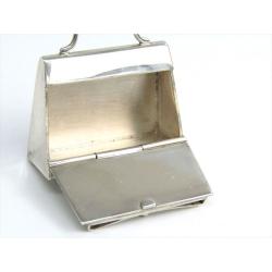 Pre Owned Hermes Kelly Sterling Silver Silver Pill Case