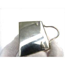 Pre Owned Hermes Kelly Sterling Silver Silver Pill Case