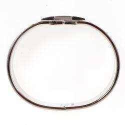 مملوكة مسبقًا Hermes Clic Clac H Prune Enamel Wide Bracelet GM 18.5 CM