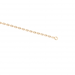 Pre Owned Hermes Eileen White Lacquered Gold Plated Pendant