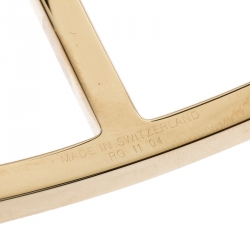 Pre Owned Hermes Domino Gold Tone Peg Belt Buckle