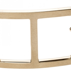 Pre Owned Hermes Domino Gold Tone Peg Belt Buckle